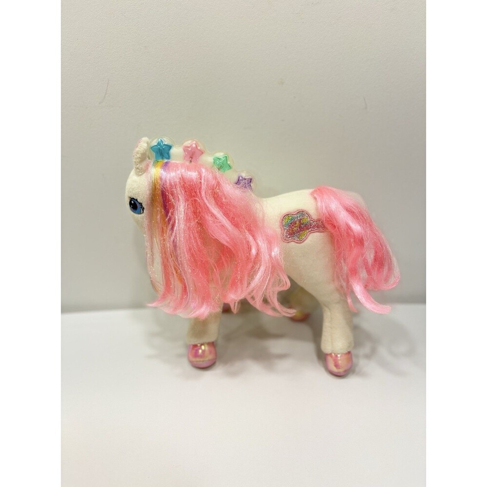 1991 Mattel Pj Sparkles Blaze Horse Plush Toy Poseable Lights Up Stuffed Animal